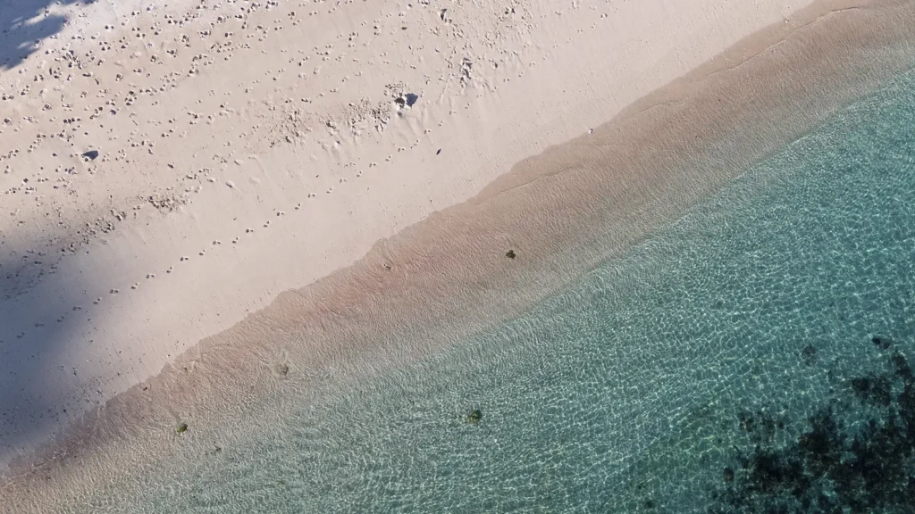 Pink Beach while diving in Komodo